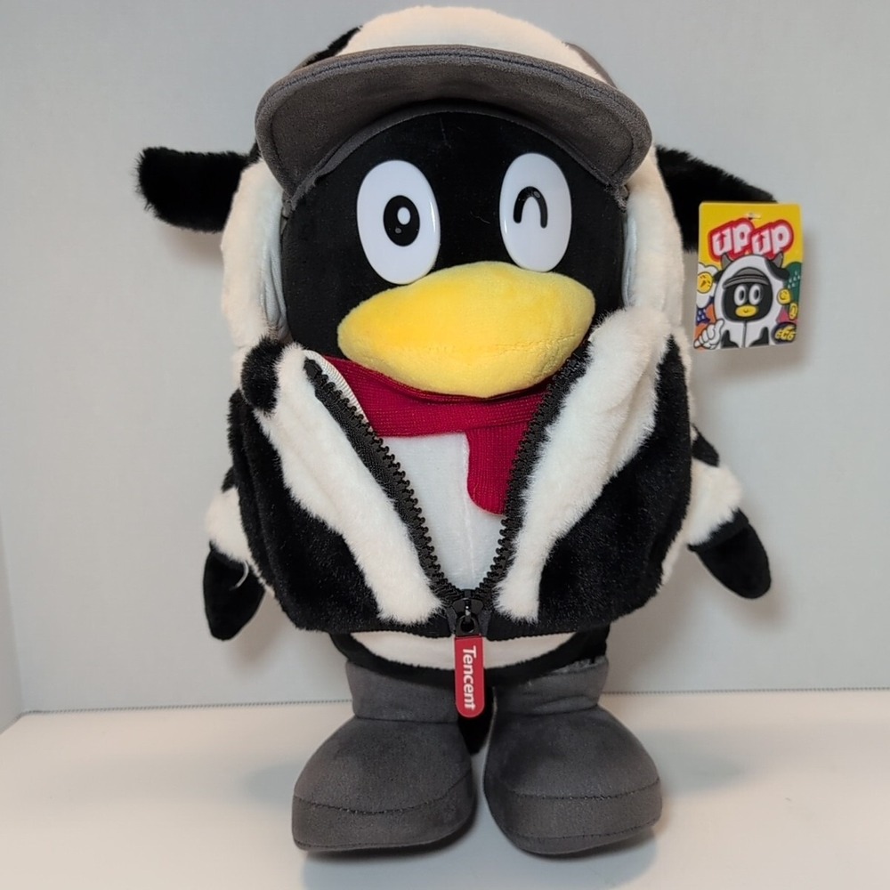 Tencent Up‎ Up Penguin Plush QQ Chinese year of the cow Stuffed animal 12"